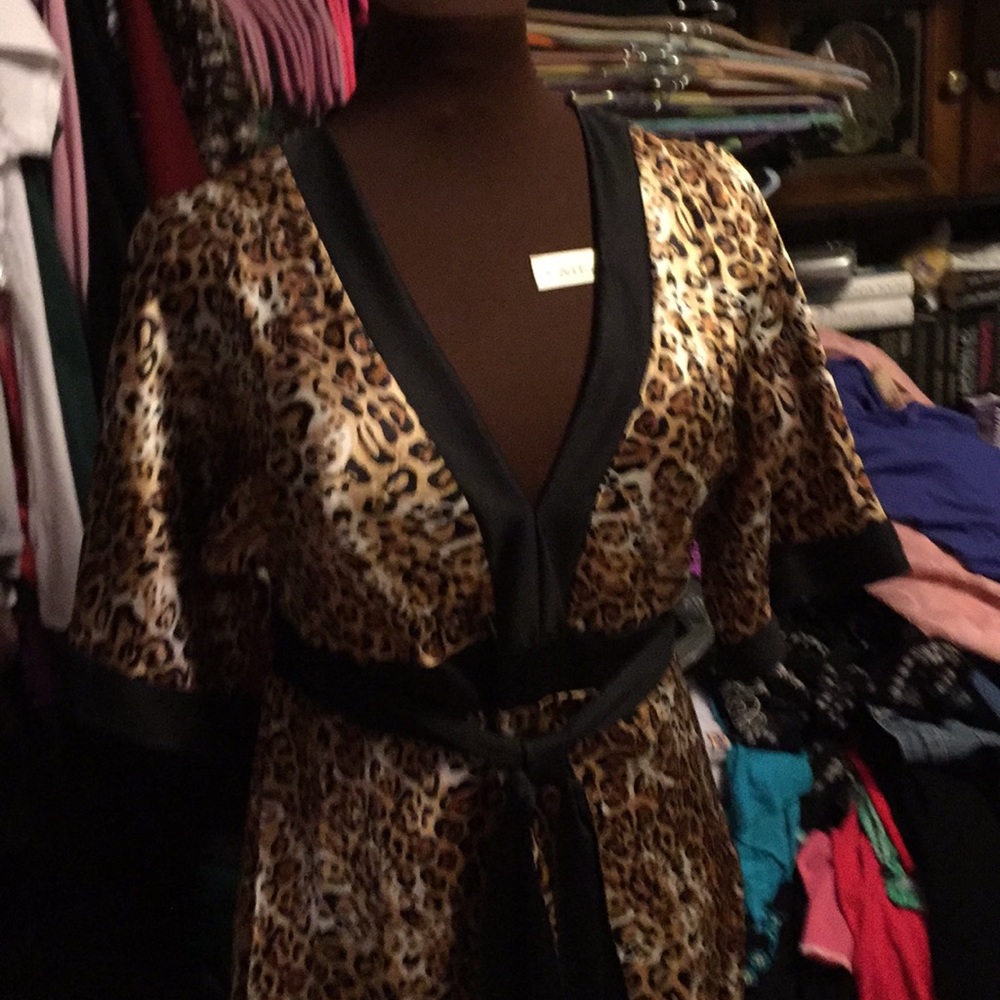 Leopard print dress